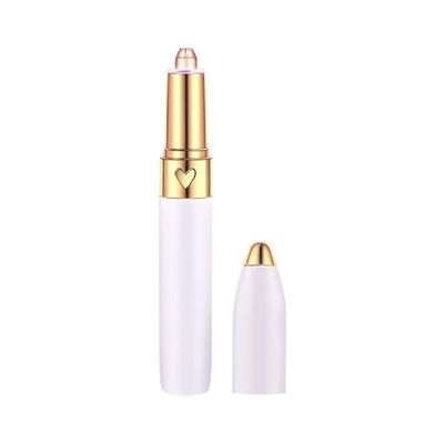 Gold White Micro Vibration 60 Min Electric Eyebrow Trimmer